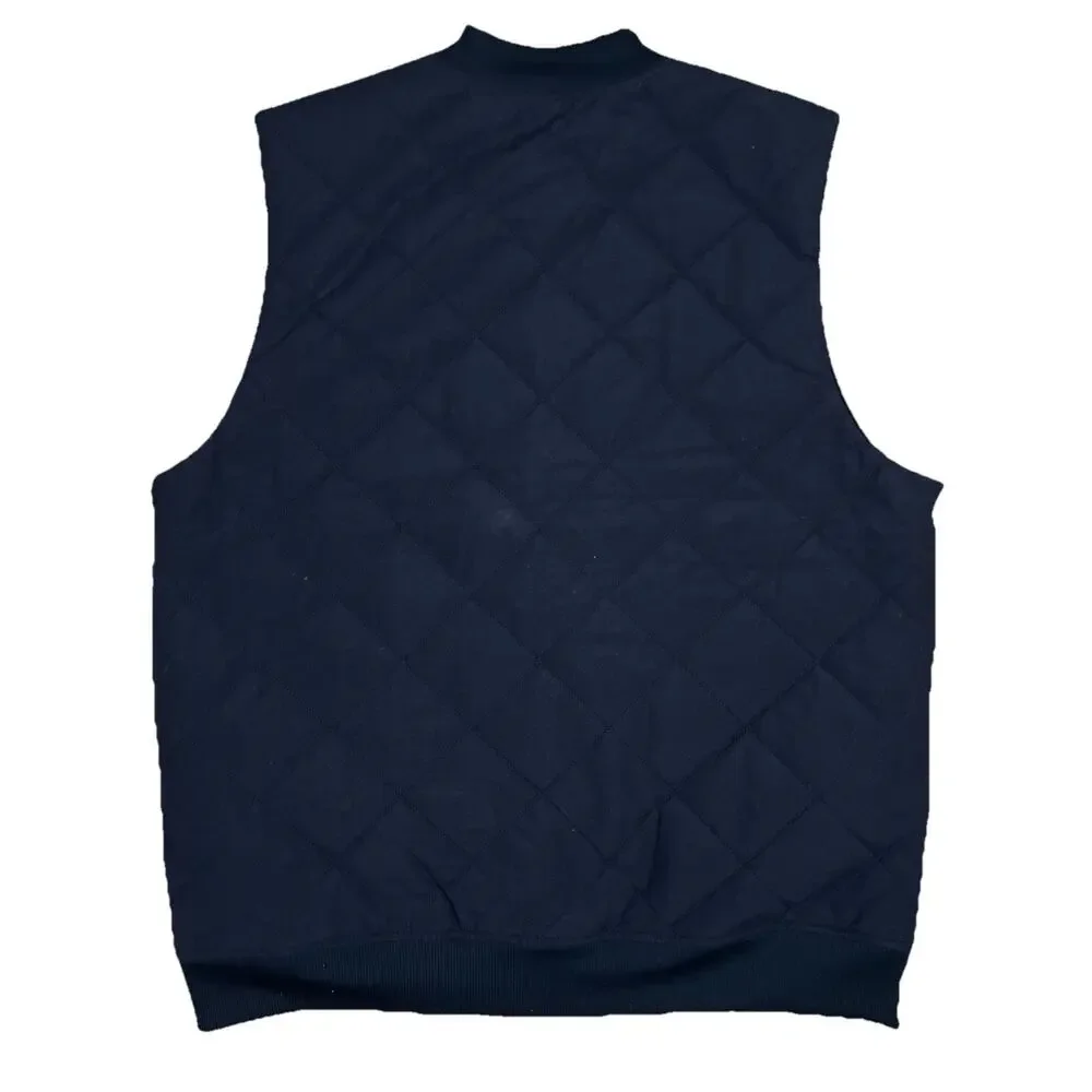 The North Face Cuchillo Vest Quilted Navy Blue Sherpa Lined Mens Medium Gorpcore
